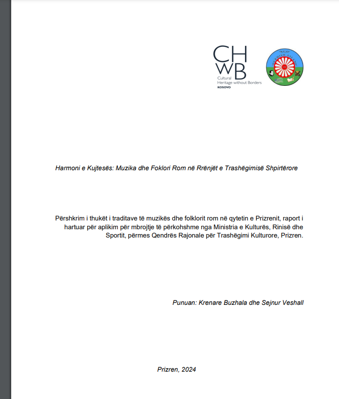 Raporti – Memoriali Harmonia: “Romani Muzika thay Foklori ano kyki e Ogeske Kustikipasko”