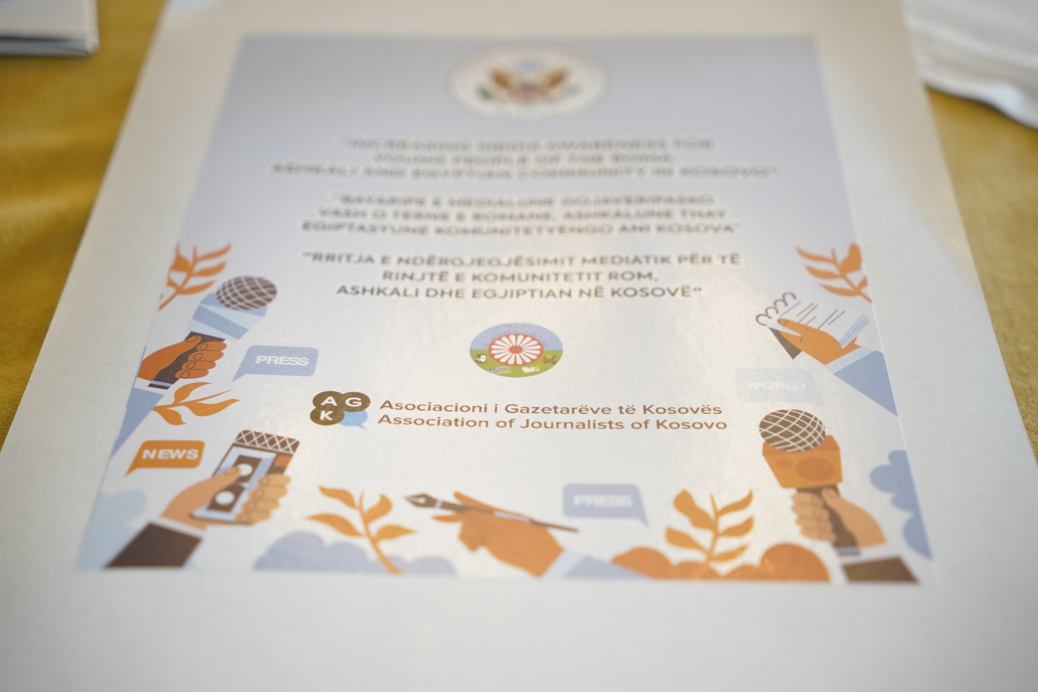 Adikerdilo treningo vash Zoralipe e terengo Romane, Ashkalune thay Egipqanune ani Gjakova