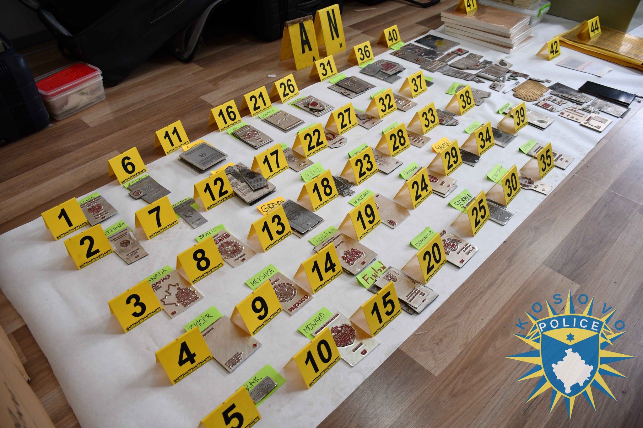 Araklola o laboratori vash falsifikipe e dokumentaciengo