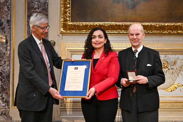 Presidenta Vjosa Osmani lela Evropaki Pocin ani Viena