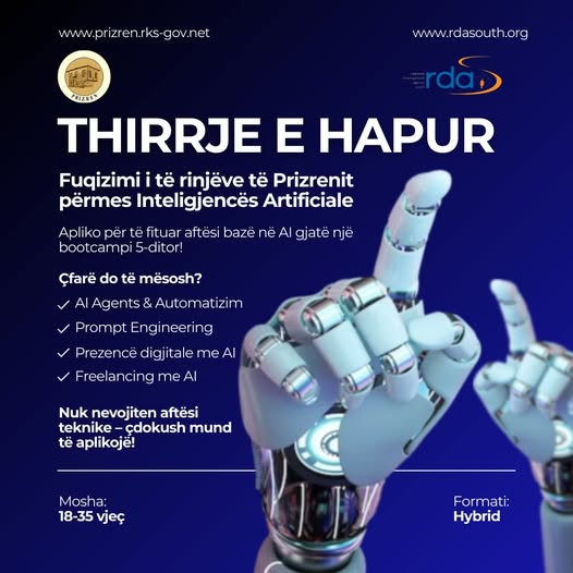 Putergyona o Aplikipya: Bootcamp-ya vash Artificialuni Inteligencia