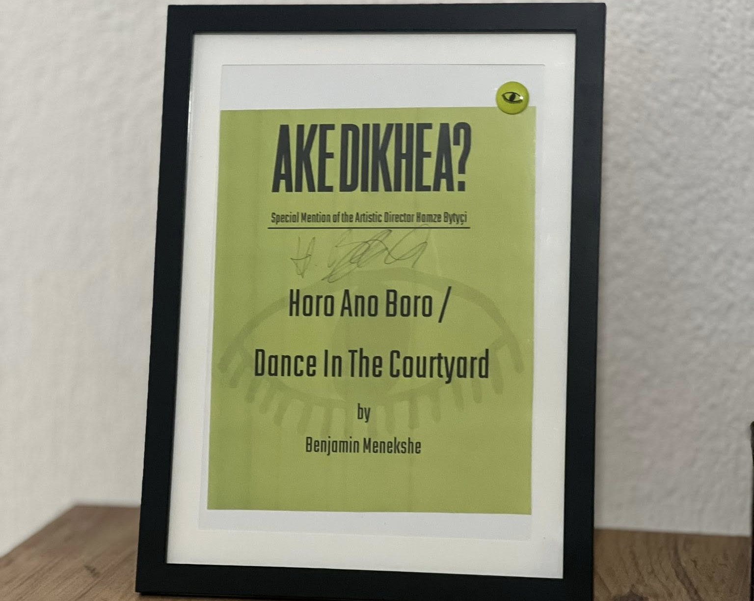 Benjamin Menekshe lela kotor ano Berlinesko Filmesko Festivali e dokumentarea “Horo ano Boro”